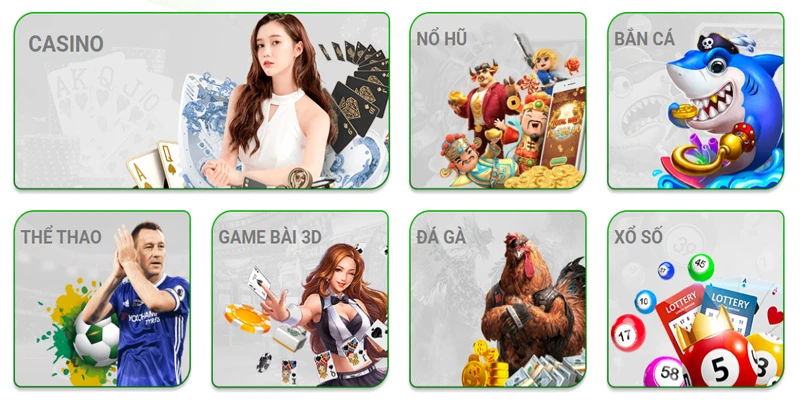 Kho trò chơi cá cược tại QQ88 hấp dẫn và thu hút